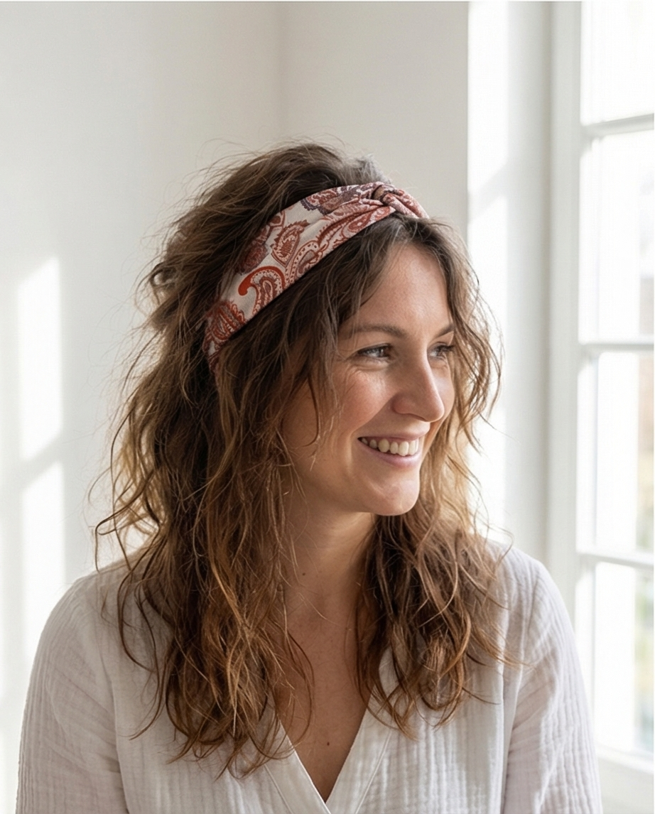 Haarband aus Viskose-Jersey