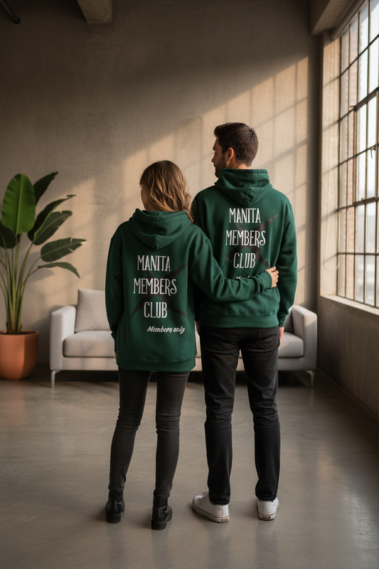 Sweatjacke für Männer und Frauen grün