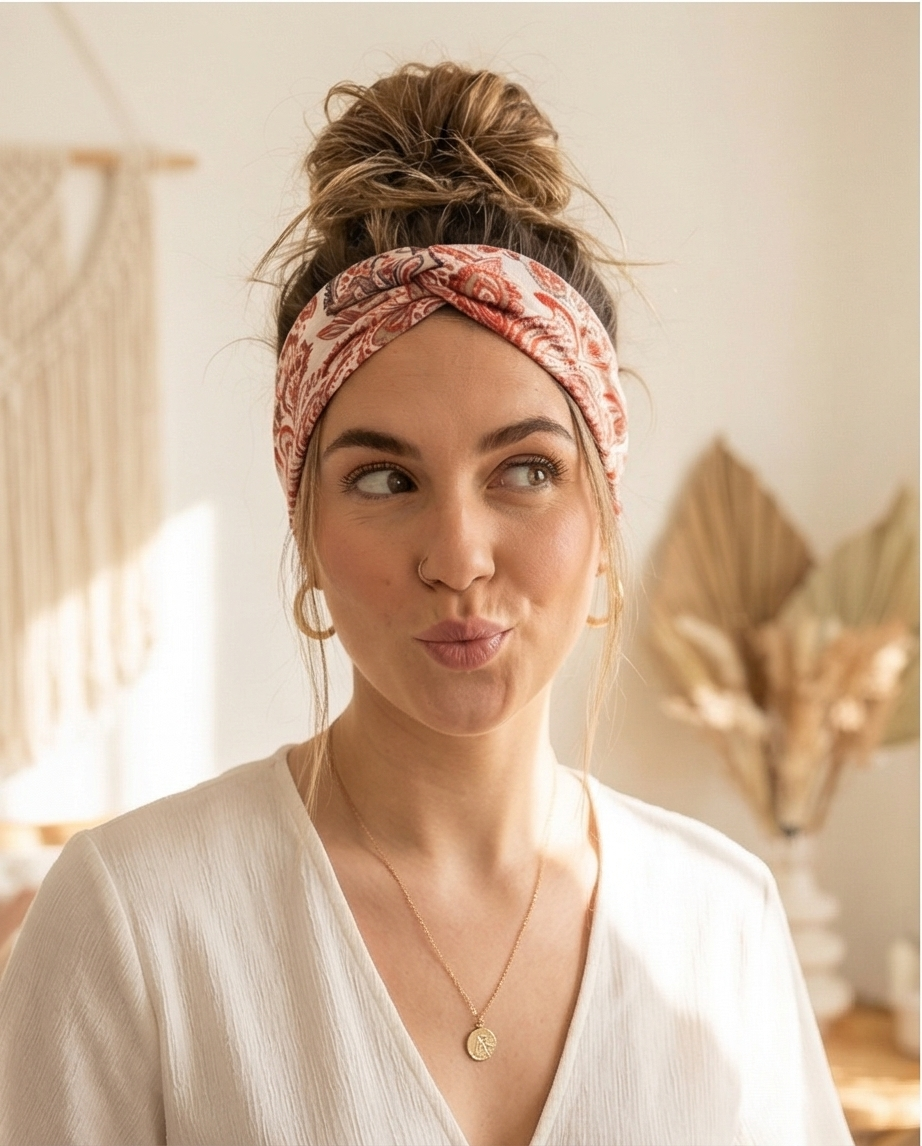 Haarband aus Viskose-Jersey