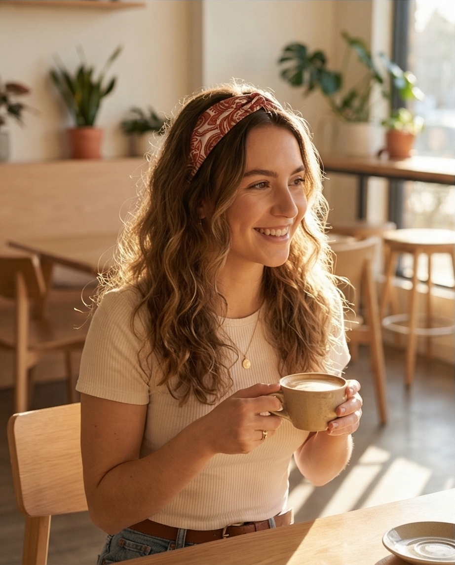 Haarband aus Viskose-Jersey