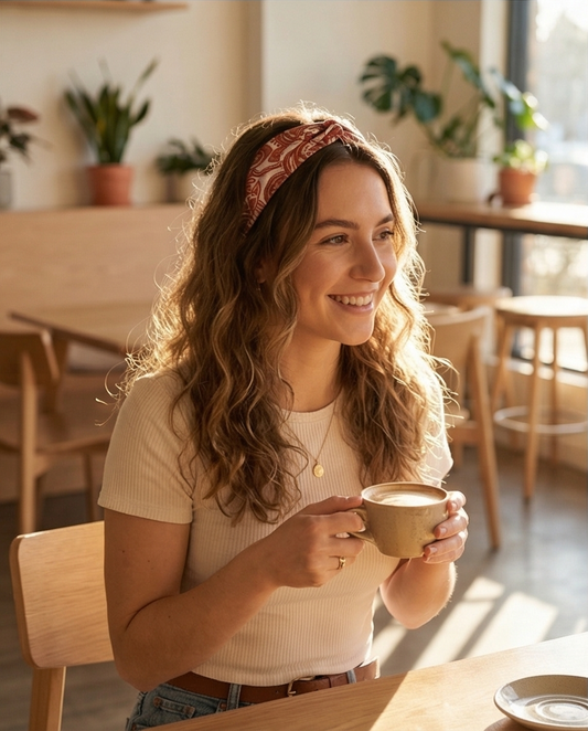 Haarband aus Viskose-Jersey