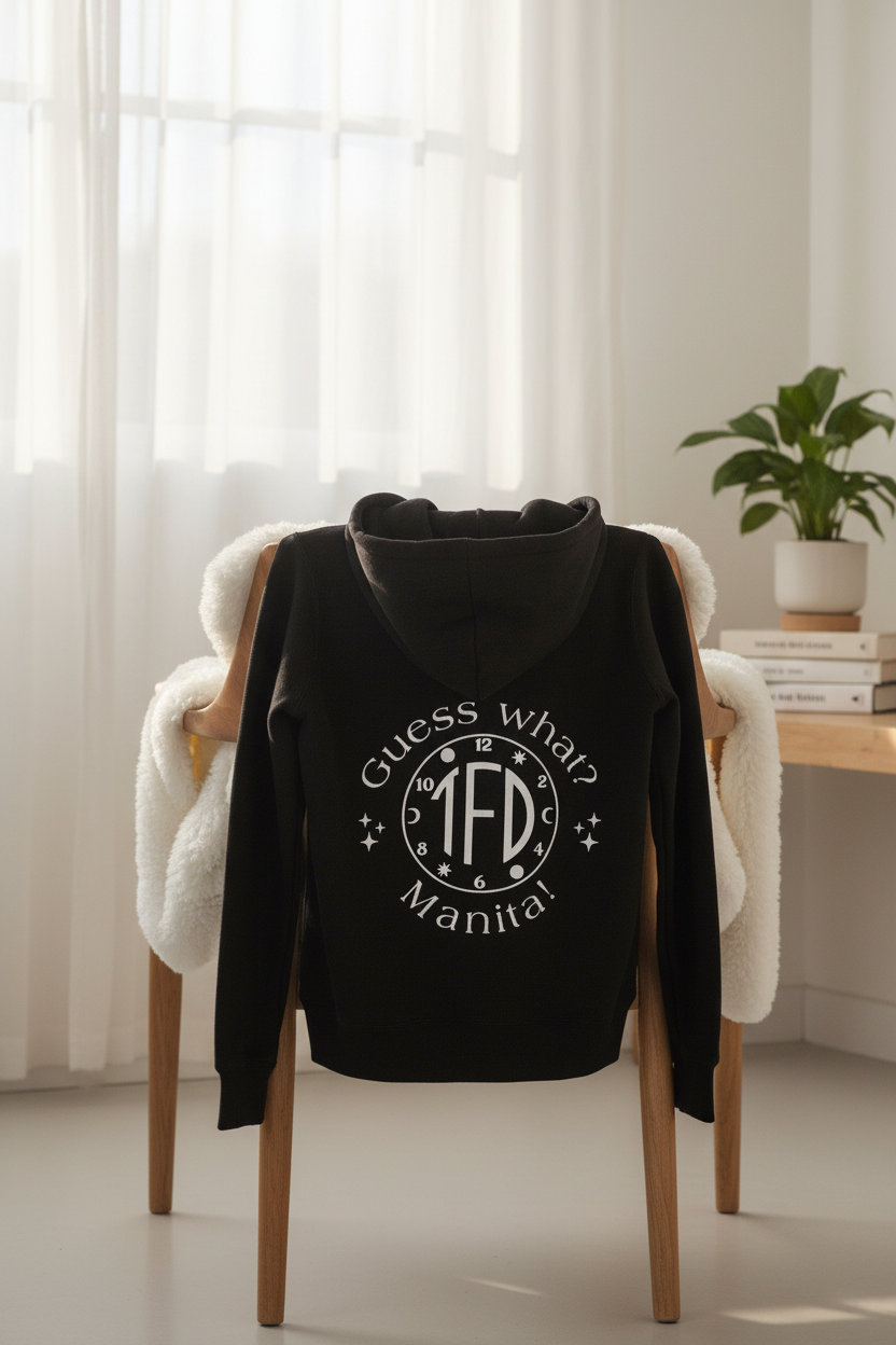 Kapuzenjacke Sweatjacke für Frauen schwarz