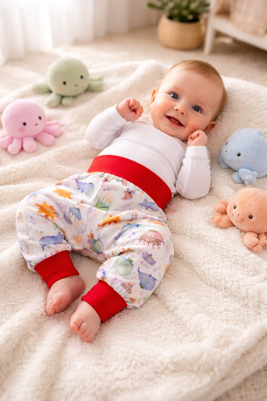 Baby Pumphose mit Meerestieren