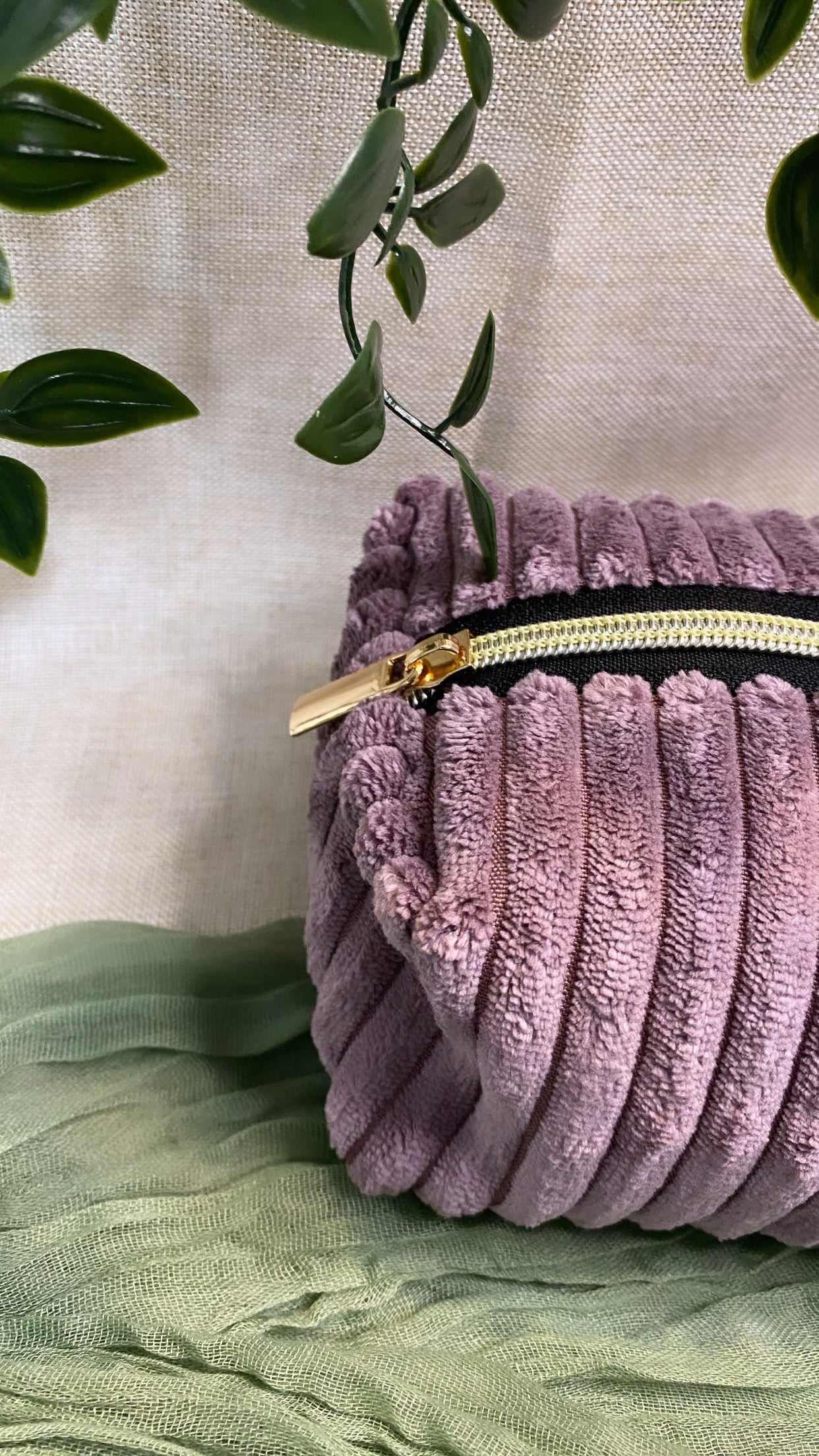 Kosmetiktasche flieder Mäppchen kleine Tasche in 3 unterschiedlichen Größen