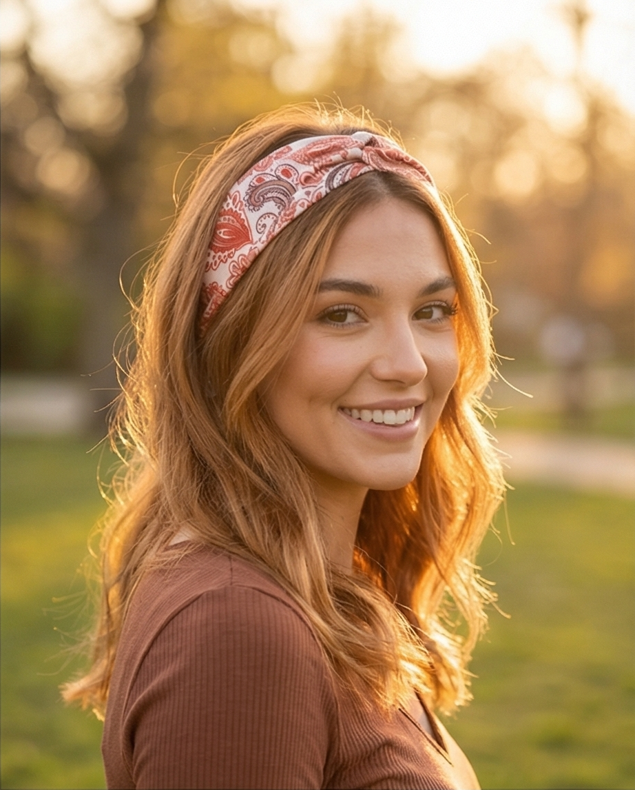 Haarband aus Viskose-Jersey