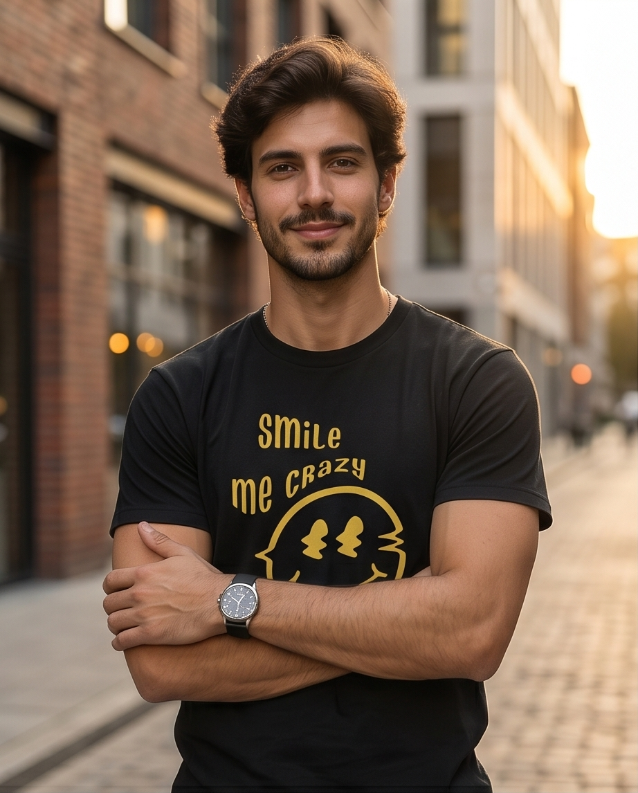 Statement Shirt für Männer die ein Lächeln zu schätzen wissen