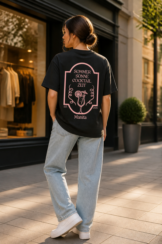 Statement Shirt für die leckere Cocktails einfach zur Sommerzeit dazu gehören