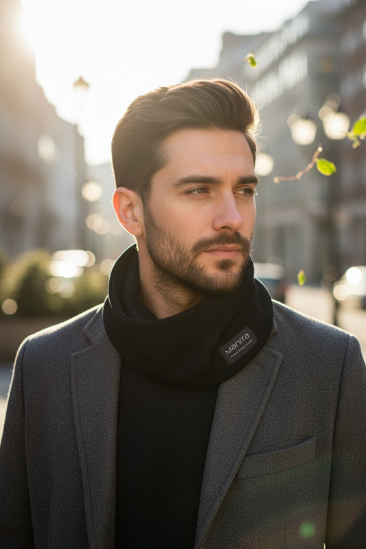 Winterschal für Männer Loopschal gefüttert