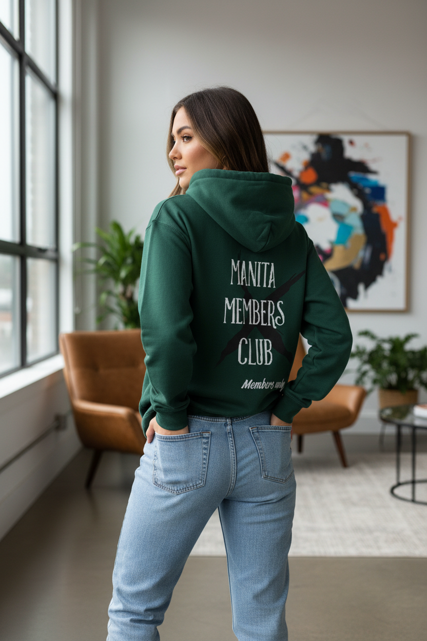 Sweatjacke für Männer und Frauen grün