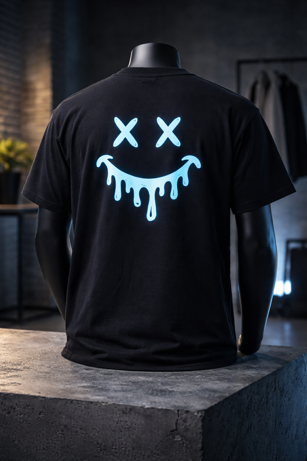 kurzärmeliges Shirt für Männer in schwarz